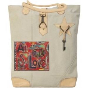 SOLD SOLD SOLD ALL YOU NEED IS LOVE CANVAS TOTE